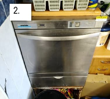 INDUSTRIJSKI POMIVALNI STROJ WINTERHALTER, KOTLJE